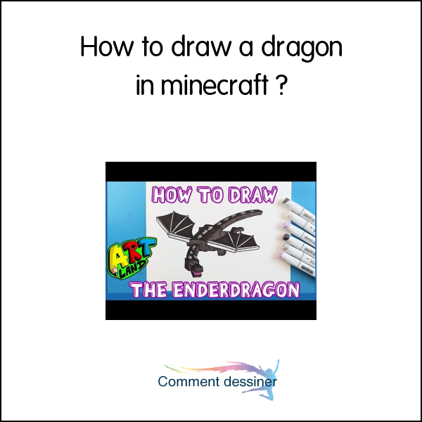 How to draw a dragon in minecraft